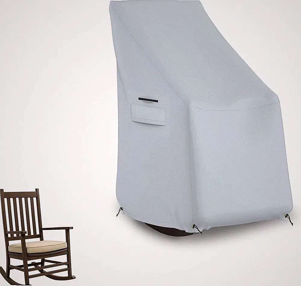 Seal Skin Waterproof Rocking Chair Cover with Drawstring, Air Vent