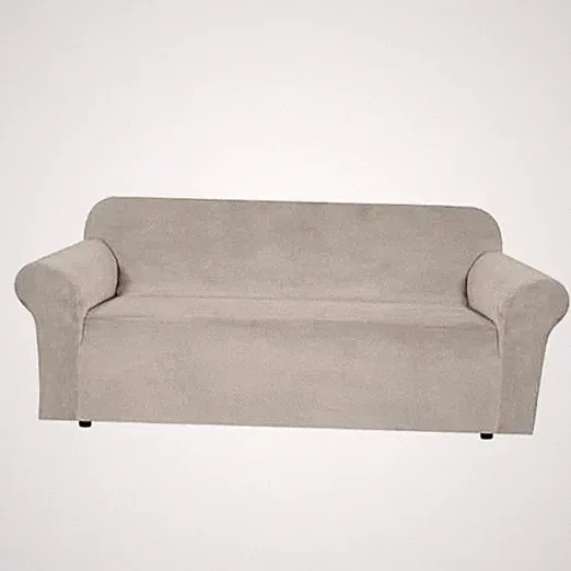 Stretch Velvet Covers for 3 Cushion Couch Covers Furniture Sofa French Oak